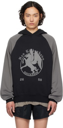 Han Kjobenhavn Black 'Successor' Printed Hoodie