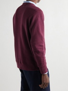 Sid Mashburn - Cotton-Jersey Sweatshirt - Burgundy