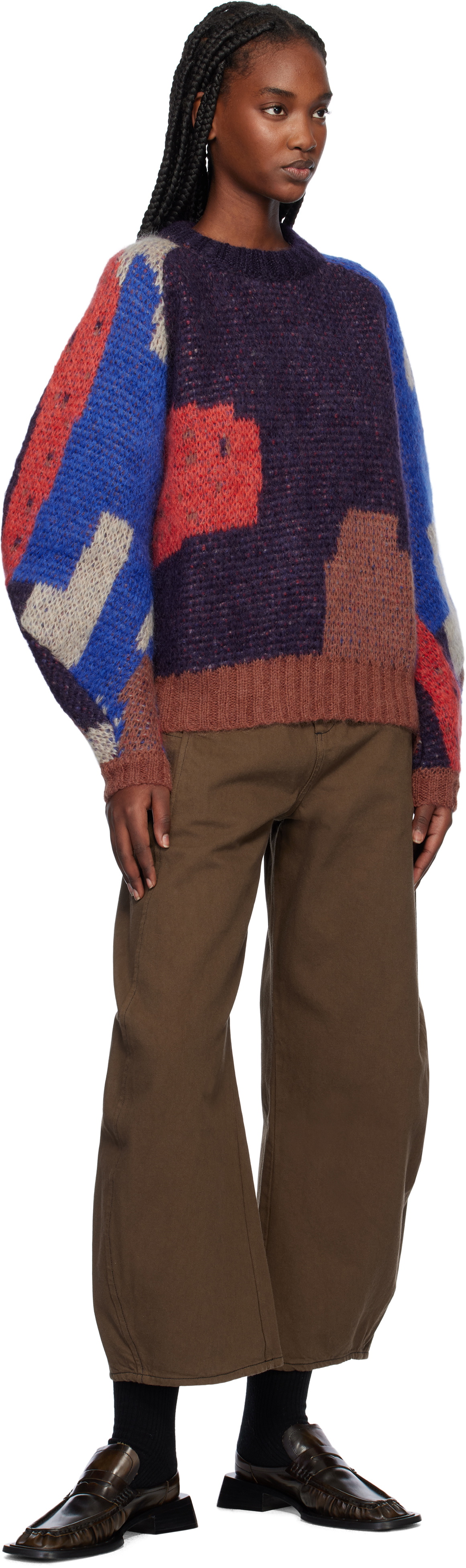 Henrik Vibskov Multicolor Mohairy Knit Sweater Henrik Vibskov