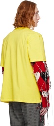 Charles Jeffrey LOVERBOY Yellow 90's T-Shirt