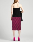 Rochas Womens Midi skirt Fuchsia