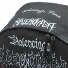Balenciaga Men's Metal Logo Explorer Backpack in Black 