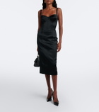 Dolce&Gabbana Satin corset dress