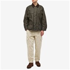 Barbour Men's Heritage+ Utility Wax Jacket in Archive Olive