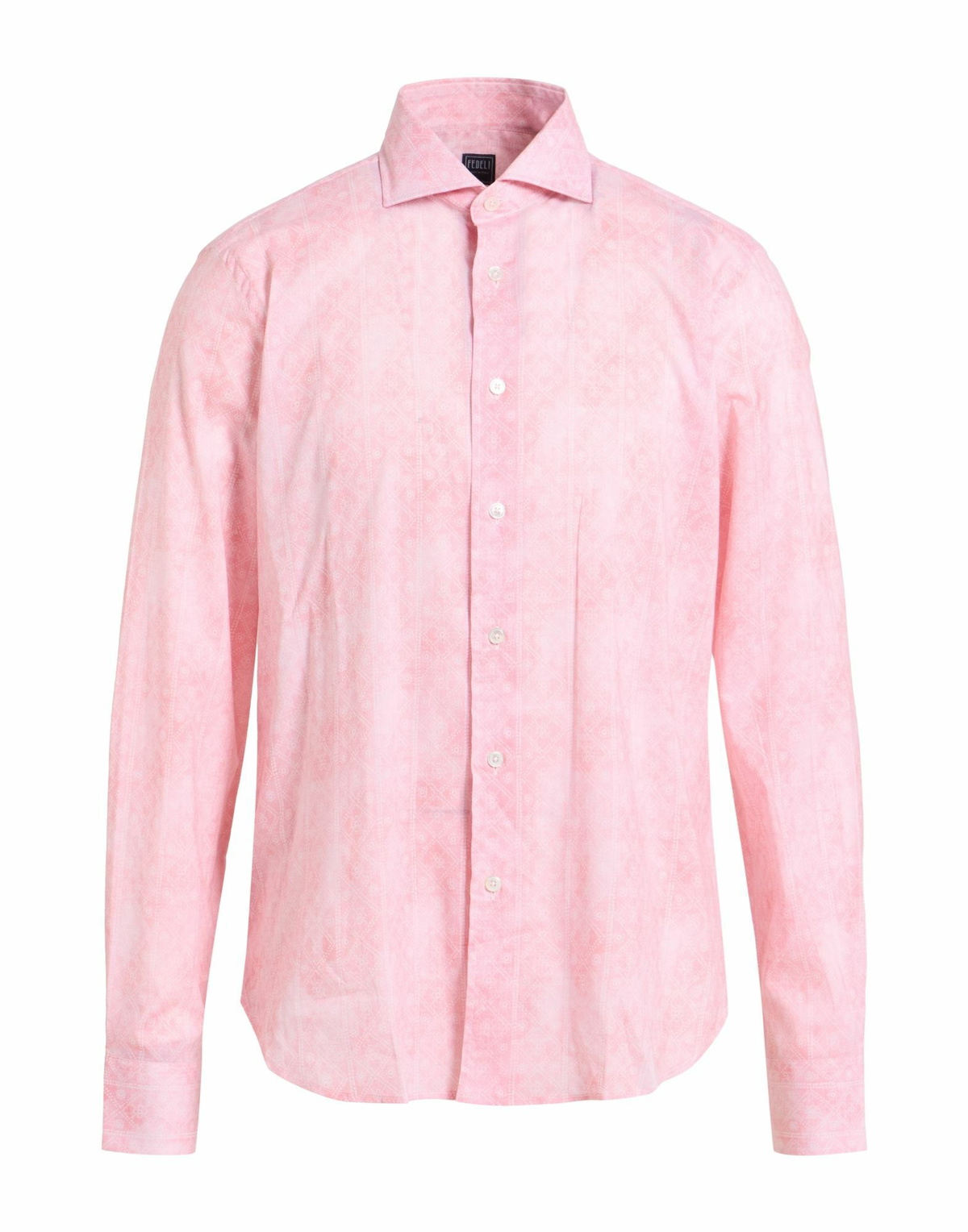 Fedeli Mens Shirt in Pink