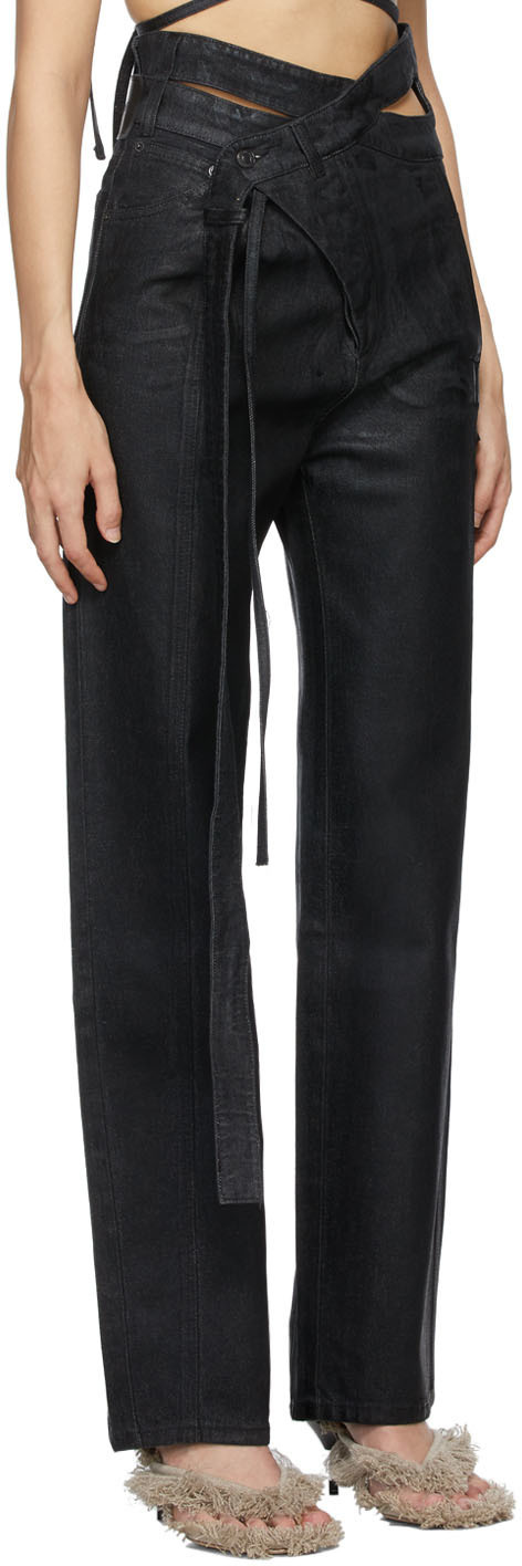 Ottolinger Black Signature Wrap Jeans Ottolinger