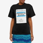 JW Anderson Women's Classic Fit Care Label T-Shirt in Black