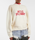 Acne Studios Logo distressed cotton jersey sweatshirt