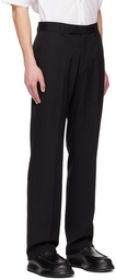 Jacquemus Black Le Raphia 'Le Pantalon Feijoa' Trousers