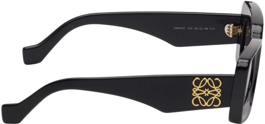 LOEWE Black Rectangular Sunglasses Loewe