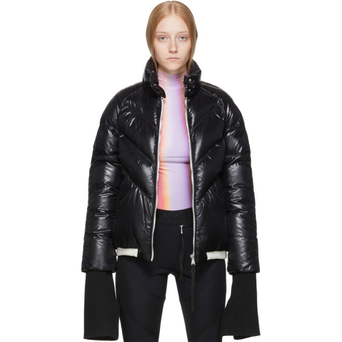 【送料&関税込】Moncler Genius Moncler 1952 Zipped Padded Ja Moncler Genius 2 Moncler 1952 Black Down Yalou Jacket