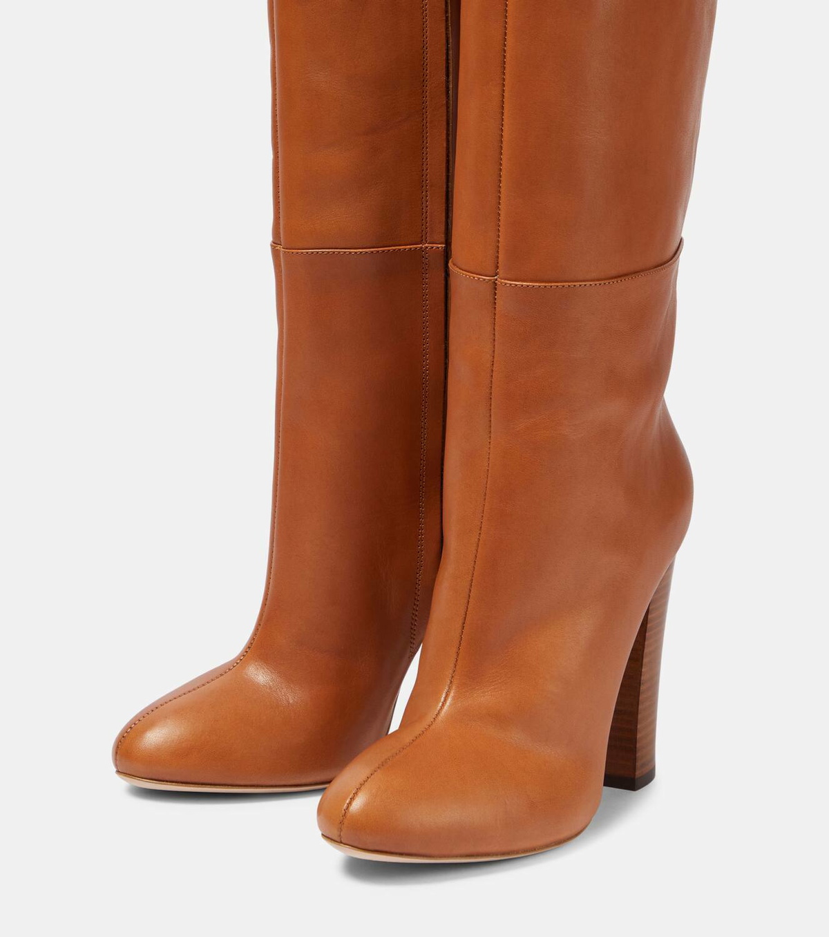 Giambattista Valli Leather knee-high boots