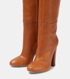 Giambattista Valli Leather knee-high boots