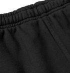 Gallery Dept. - G.I. Wide-Leg Logo-Print Loopback Cotton-Jersey Shorts - Black