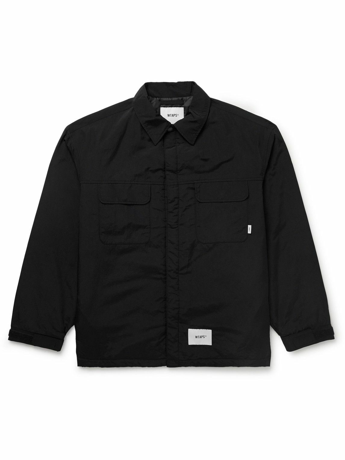 WTAPS - Mich Logo-Embroidered Cotton-Canvas Jacket - Black WTAPS