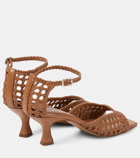 Souliers Martinez Veronica woven leather sandals