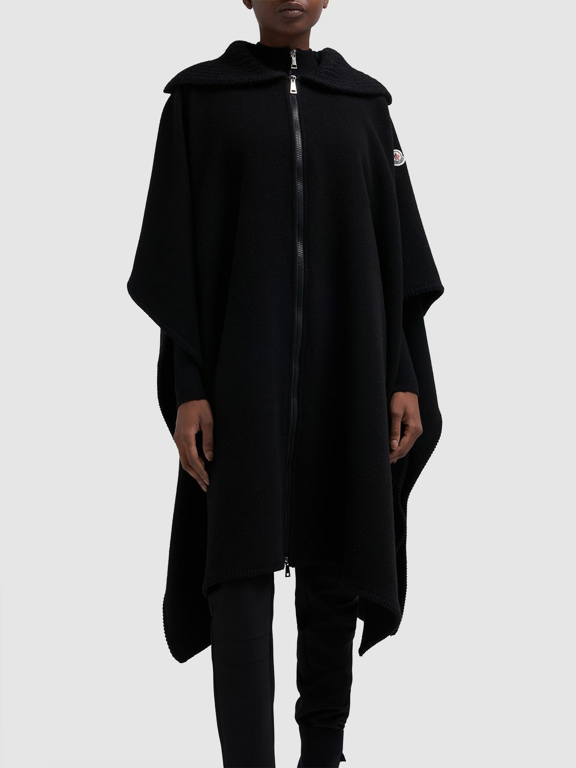 MONCLER - Wool Cape Moncler