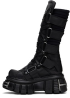 VETEMENTS Black New Rock Edition Tower Boots