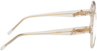 Loewe Beige Round Glasses