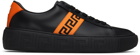 Versace Black Greca Sneakers