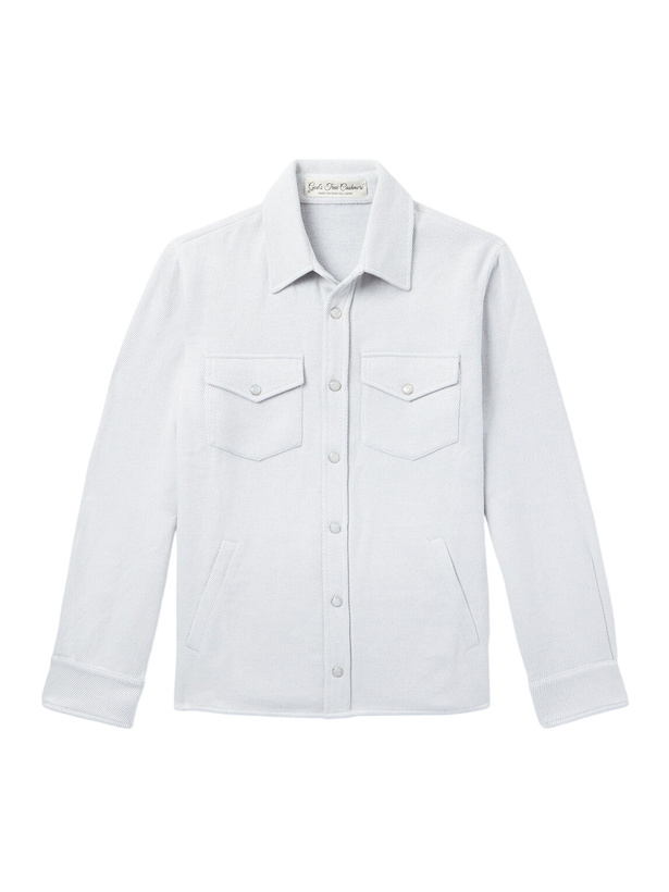 Photo: God's True Cashmere - Explorer Cashmere and Cotton-Blend Twill Jacket - White
