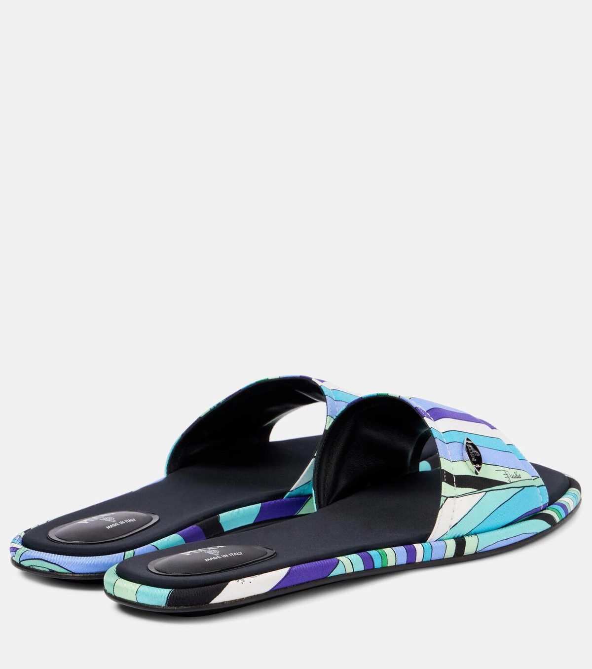 Pucci Iride twill thong sandals