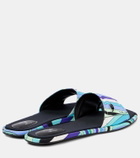 Pucci Iride twill thong sandals
