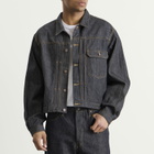 Visvim Men's 02XX Denim Jacket Mud Wash in Indigo