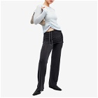 Peachy Den Women's Kylie Cupro Trousers in Graphite