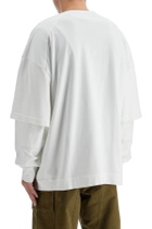 DARKPARK theo double sleeve t-shirt with White