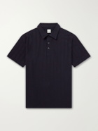 Paul Smith - Organic Herringbone Cotton-Piqué Polo Shirt - Blue
