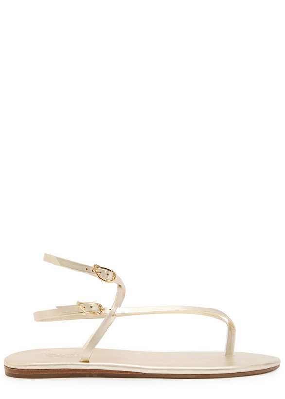 Photo: Ancient Greek Sandals Kallisti Leather Sandals Gold