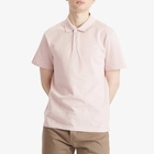 A.P.C. Men's Carter Logo Polo in Pink