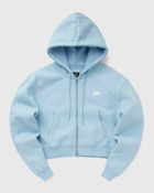 Patta Basic Crop Zip Up Hooded Sweater Blue - Womens - Hoodies/Zippers