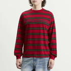 No Problemo Men's Striped LS T-Shirt in Red