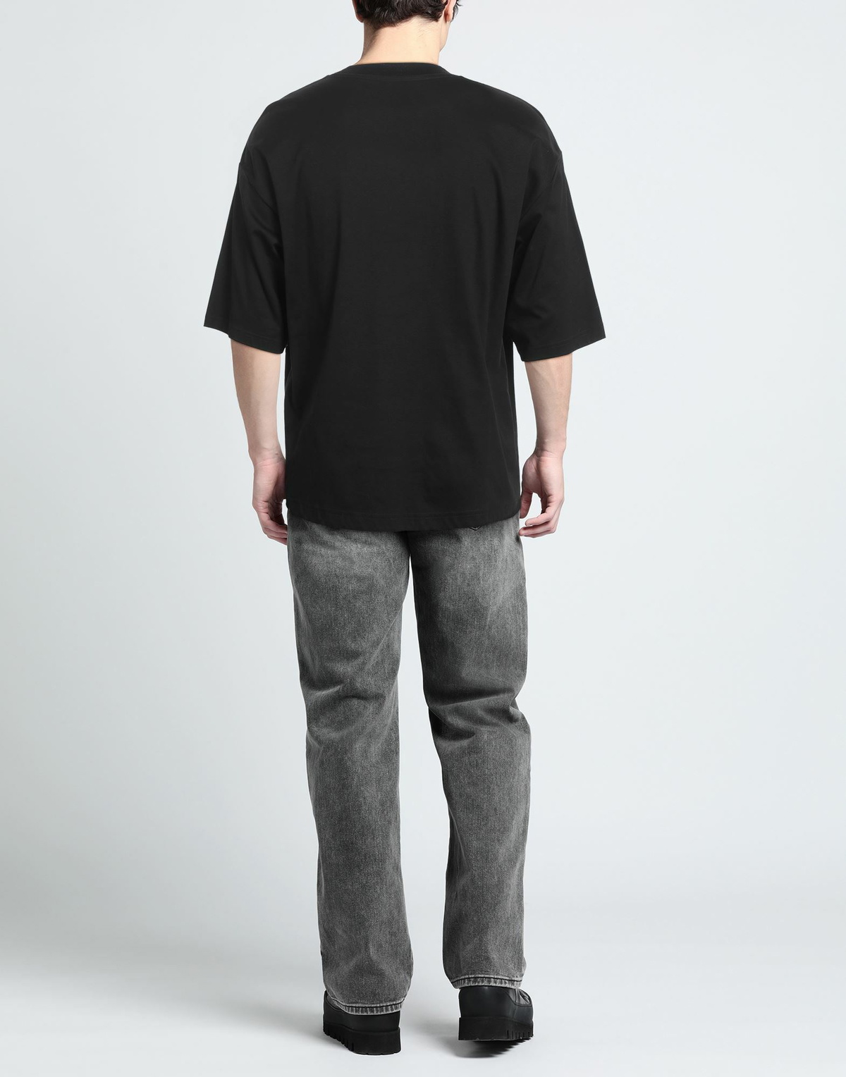 Lanvin Mens T-shirt in Black