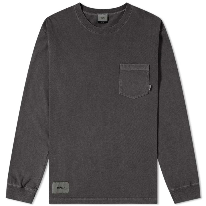 Photo: WTAPS Long Sleeve Blank GPS Tee Black