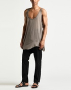 Rick Owens Mens Tank top in Taupe