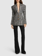 BALMAIN - Python Single Breast Fitted Jacket