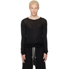 Rick Owens Black Tower Rib LS T-shirt