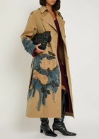 Erdem Printed Belted Cotton Trench Coat Multi Floral