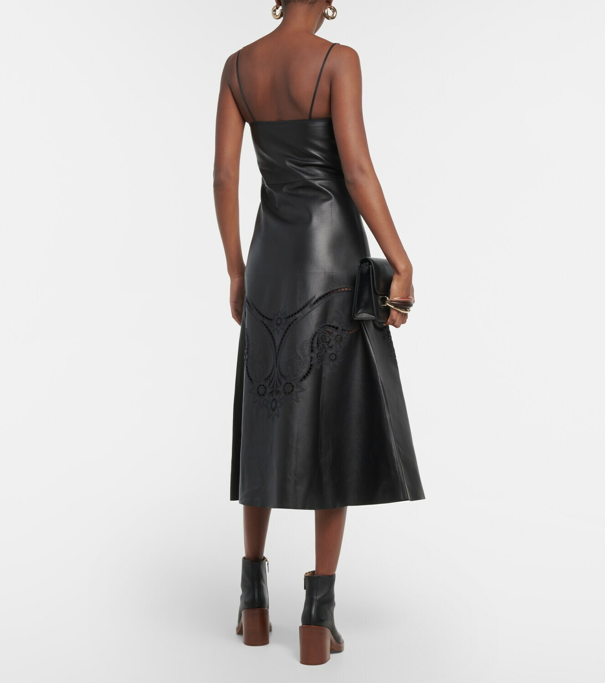 chinese dress ladies CHLOE MINI LEATHER DRESS | CULT MIA main image 0