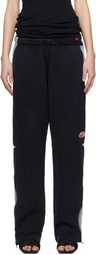 GREG ROSS Black Coast Sweatpants