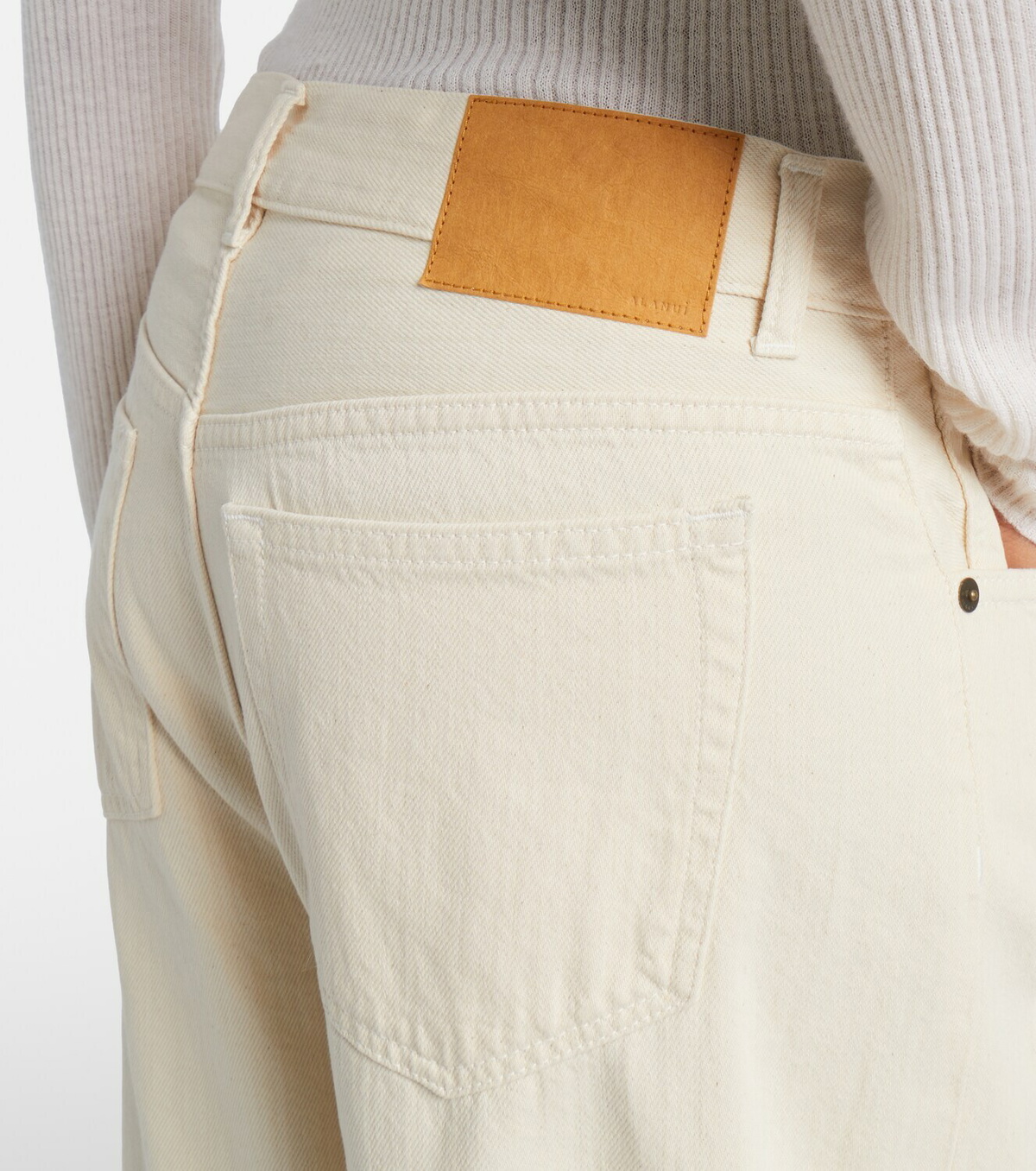 Alanui Shades Of Eden wide-leg jeans