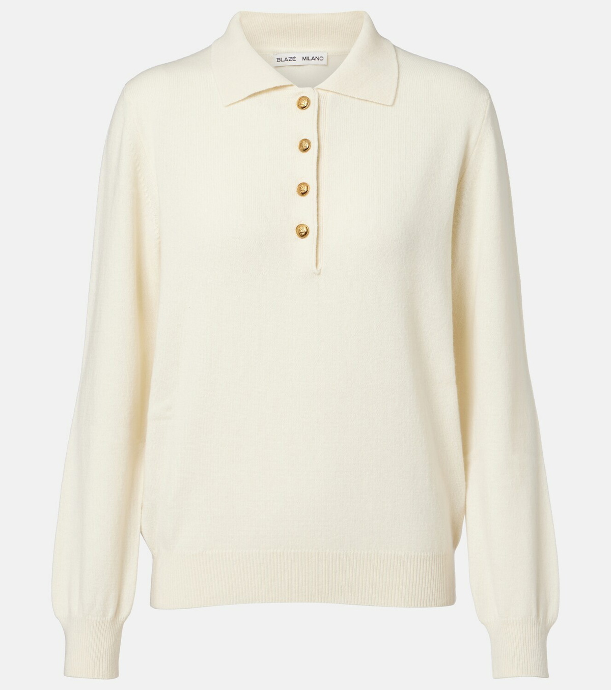 Blazé Milano Highland wool and cashmere polo sweater