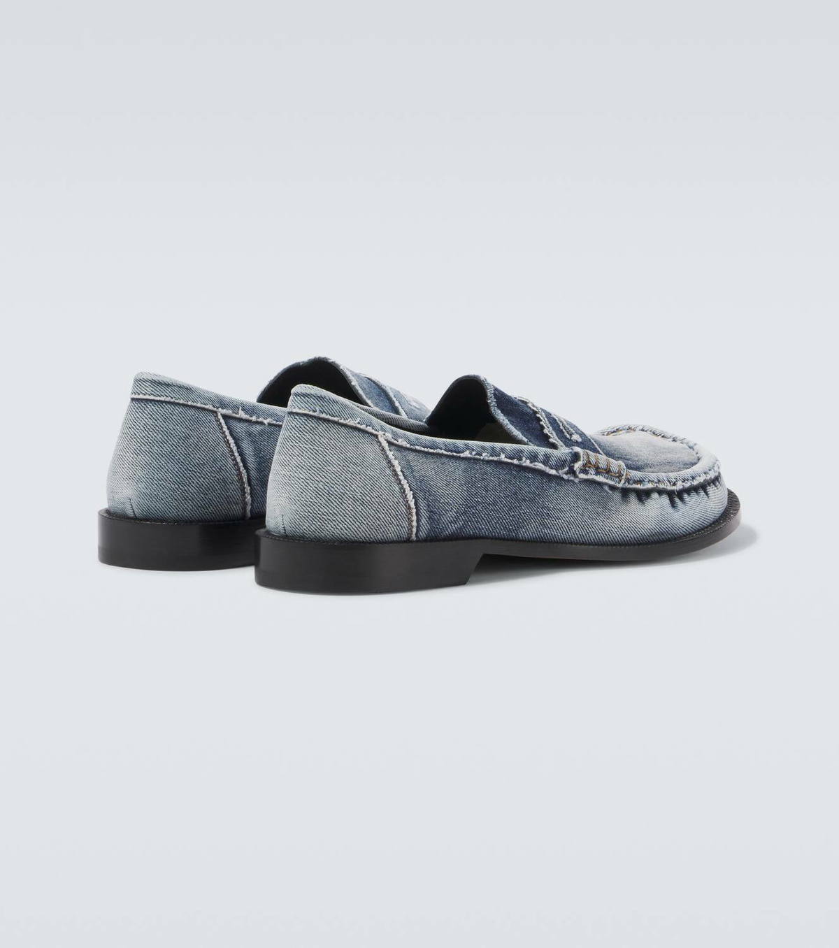 Loewe Campo denim penny loafers Loewe