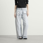 Acne Studios Women's Page Blue Shadow Belted Jeans in Blue/White