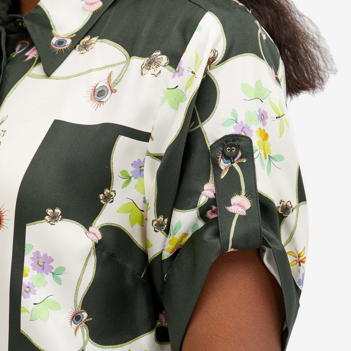Alemais Women's ALÉMAIS Venus Oversized Shirt in Black/White
