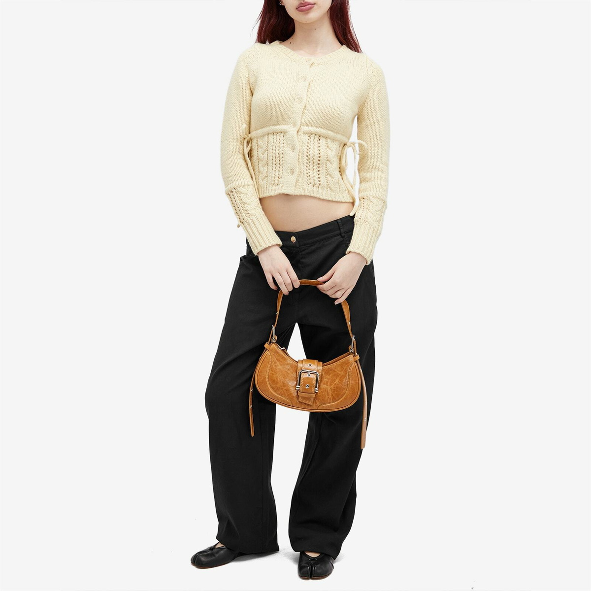 Peachy Den Women's Gabrielle Knit Cardigan in Buttercup