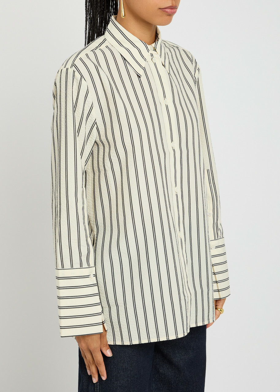 Day Birger ET Mikkelsen Mylo Delicate Stripes Seersucker Shirt Stripe